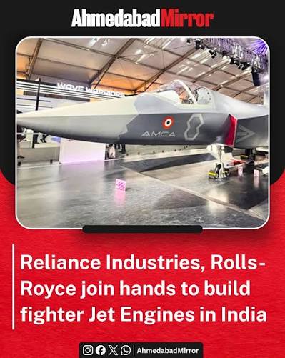 In a major step towards making India's defence sector self-reliant, Reliance Industries Limited (RIL) has partnered with British aerospace giant Rolls-Royce to design, develop, manufacture and deliver indigenous fighter jet engines for