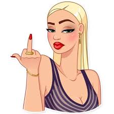 Eva Rich Telegram stickers