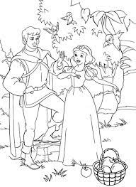 Explore the world of disney with these free disney princess coloring pages for kids. Prince Charming Snow White Coloring Snow White Coloring Pages Cartoon Coloring Pages Disney Coloring Pages
