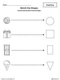 Shapes Line Tracing Prewriting Worksheet Prewriting Worksheets Line Tracing Worksheets Tracing Worksheets
