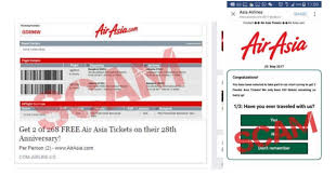 Airasia has cheap bus tickets to some of the most exotic locales asia has to offer. Scam Alert Beware Of Free Tickets Scams Using Airasia Brand