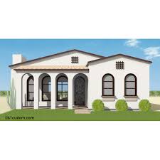 This spanish hacienda style home mixes the simplicity of a tuscan design with the elegance of a colonial spanish hacienda style. Small Mexican House Designs