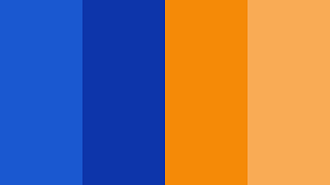 Ultra very light baby blue, tin, very light ash gray, medium wedgwood, dark orange spice, dark autumn gold. Blue Vs Orange Color Scheme Blue Schemecolor Com