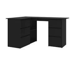 Consider adding a corner desk from sauder® to your home office. Vidaxl Corner Desk Black 145x100x76 Cm Chipboard Vidaxl Com Au