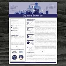 Maybe you would like to learn more about one of these? Professional And Sleek Capability Statement And Powerpoint Template For Consulting Firm Other Business Or Advertising Contest 99designs