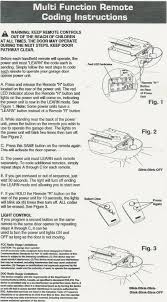 Compatible with many current and older garage door opener systems. Stanley Compatible Garage Door Opener Parts Programming Instructions