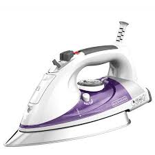 Black And Decker Iron Walmart Black Decker Professional Steam Iron With Stainless Steel Soleplate And Extra Long Cord Purple Ir1350s Walmart Com Steam Iron Black Decker Iron