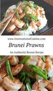 Brunei Prawns And Petai Sambal With Khao Man Coconut Rice Recipe Prawn Recipes Recipes International Recipes