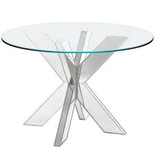 Simon X Mirrored Dining Table Base Glass Dinning Table Dining Table Bases Table Base