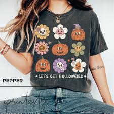 Comfort Colors® Lets Get Halloweird T-shirt, Iprintasty Halloween, Retro  Halloween Shirt, Spooky Season Shirt, Cute Groovy Halloween Tee