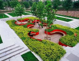 Sunken Seating By Landscape Architects Turenscape In Tianjin China Landscape Architecture Design Urban Landscape Design Landscape Design
