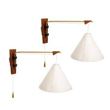 Two Mid Century Modern Wall Lamps 1960s 127212