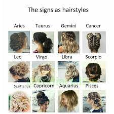 Image May Contain 1 Person Text Zodiac Sign Fashion Hairstyles Zodiac Signs Hair Styles