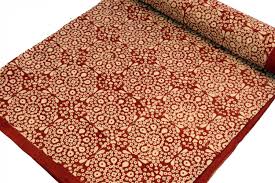 Auf lager innerhalb 3 tagen lieferbar 34,90 € preise inkl. Blockdruck Tagesdecke Bett Sofauberwurf Handgearbeiteter Wandbehang Wandtuch Rot Mehrfarbig Design 32