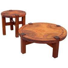 Black nailhead coffee table is rated 5.0 out of 5 by 1. California Mission Era Leather And Nailhead Coffee And Side Table Set For Sale At 1stdibs