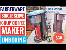 I am tired of constantly fixing or replacing my expensive keurig coffee maker. Unboxing Farberware Single Serve Coffee Maker K Cup Machine Walmart 30 Youtube