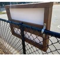 Frame for chain link fence – Treated wood (Set of 16)