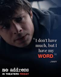 There is a movie that you must watch! It is called NO ADDRESS, No Address  Movie It is about homelessness, the struggles, the adversities, poverty and  perseverance of an individual. It was