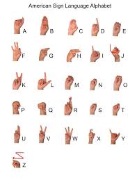 free printable alphabet chart pdf sign language alphabet