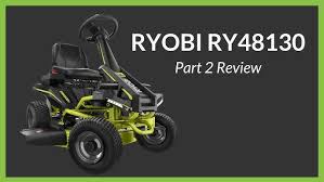 The robust $2,499 ryobi electric riding mower, for example, operates for a good 2 hours (enough for two acres) on a full charge. Ryobi 30 In Electric Riding Mower Part 2 Review Model Ry48130 Youtube