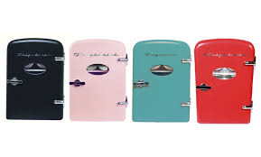 A mini fridge should suit your dining needs. Frigidaire Portable 6 Can Retro Mini Fridge Manufacturer Refurbished Groupon