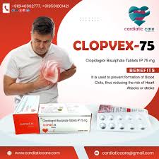 Cardiatic Care is a highly reputed third-party manufacturing Company that  offers "CLOPVEX-75" for PCD Pharma Franchise Businesses across PAN India  which is used to prevent clots reducing the risk of heart attacks.