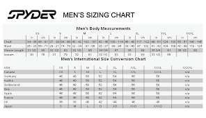 13 Accurate Spyder Size Chart
