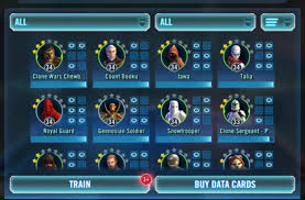 The main gameplay areas are light/dark side nodes, cantina nodes, cantina… How To Get More Characters In Star Wars Galaxy Of Heroes