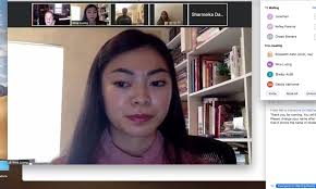 Congratulations to the newest members of the school's chapter of the  National Honor Society who were inducted during a virtual ceremony.  Pictured here is Nina Luong who is the current president and