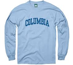 Columbia Classic L S T Shirt Light Blue Ivysport