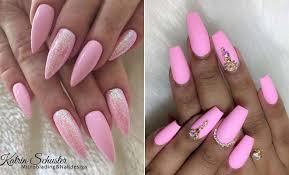 Check out our cute pink nails selection for the very best in unique or custom, handmade pieces from our acrylic there are 2472 cute pink nails for sale on etsy, and they cost $20.38 on average. 43 Light Pink Nail Designs And Ideas To Try Stayglam