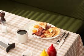 There, it's toasted, pressed with butter, and served alongside strong cafe con leche. Traditional Full Hearty American Breakfast By Marti Sans Breakfast Brunch