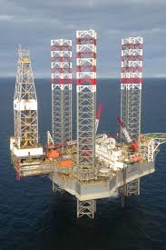 Jack Up Offshore In Alaska Oil Platform Oil Rig Oil Tanker