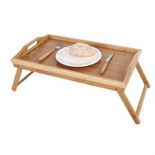 Moins de 5 kg etat : Plateau Pour Petit Dejeuner Au Lit Plateau En Bambou Avec Pieds Depliant Table De Lit Pliable Avec Poignees Table Pour Achat Vente Plat De Service Cdiscount