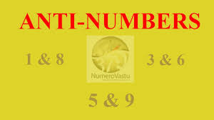 Anti Numbers In Numerology