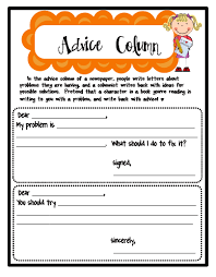 Pretend That A Character In A Book You Are Reading Is Writing To You With A Problem Write Back With Advice Teaching Blogs Teacher Material Writing Conferences