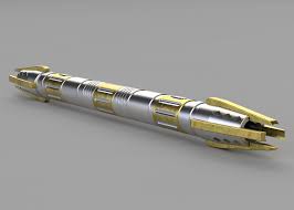 Double Blade Lightsaber Design For 3d Print 3d Sabers Star Wars Light Saber Star Wars Clone Wars Star Wars Rpg