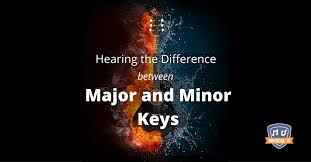 And what that means is that the song is based on c major scale, which if you remember correctly, means it has no sharps or flats. Hearing The Difference Between Major And Minor Keys Musical U