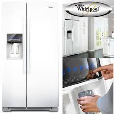 楽天市場 ワールプールwhirlpool アメリカ大型冷蔵庫 冷凍冷蔵庫 2ドア冷蔵庫 gsc25c4eywホワイト白 693l 冷水ディスペンサー付 本州 送料無料 大容量 p19jul15 おしゃれ家電citynet3 大型 冷蔵庫 家電 おしゃれ 冷凍冷蔵庫