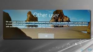 How To Fix We Can T Sign You With This Credential Error