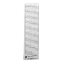 The panel schedule template is a diagram of the electrical panel and the necessary information is recorded at the time of installation. Lsdl Load Center Accessory Qo Directory Label 1 Thru 42 Schneider Electric Canada