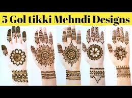 More images for gol tikki mehndi designs for back hand images » Easy Stylish 5 Gol Tikki Mehndi Designs Beautiful Henna Designs For Hands Youtube Legs Mehndi Design Henna Designs Hand Mehndi Designs Book