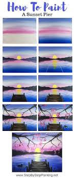 Be my patreon to join my detailed online art classes with · how to create sentences that paint pictures in people's minds. 40 Easy Step By Step Painting Examples For Beginners Bored Art