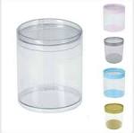 Clear Round PVC Box - Two-Piece Style | Clear or Colored ...