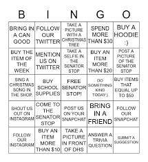 Well, what do you know? Senator Stop Bingo Card Bingo Card