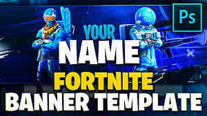 Free fortnite youtube banner template. Blue Fortnite Youtube Banner Template Download Photoshop Youtube