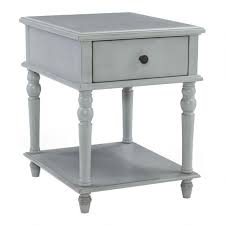 Wood Colin End Table With Drawer V1 In 2020 Grey Side Table End Tables With Drawers End Tables With Storage