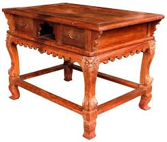 Demonyo Mesa Altar C 18th Century Narra Round Table And Chairs Dining Table Setting Wood Dining Table