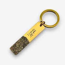 Personalised Fingerprint Slim Bar Keychain | Thumbprint | Actual  Handwriting | Sympathy | Memorial Gifts for Mom & Grandma - Etsy UK