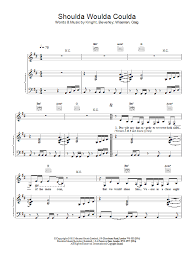 Kyle lowry could have made a difference for the lakers. Beverley Knight Shoulda Woulda Coulda Sheet Music Download Pdf Score 19944